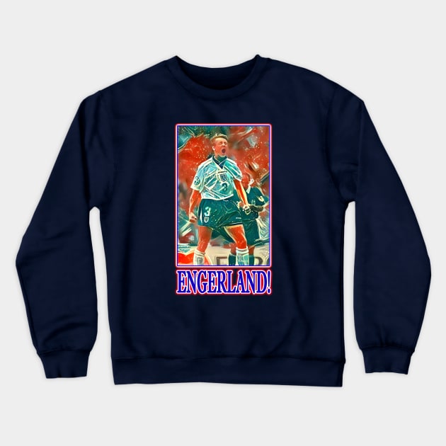 OG Football Icons - Stuart Pearce - ENGERLAND Crewneck Sweatshirt by OG Ballers